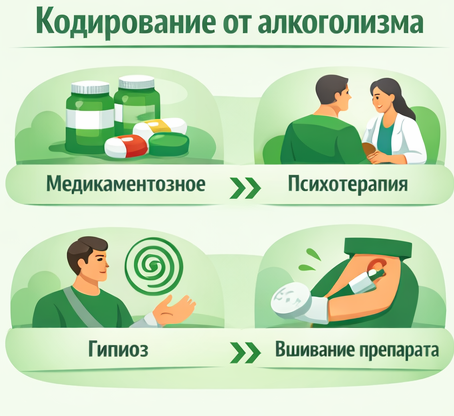 кодирование от алкоголизма в Новотроицке Санати